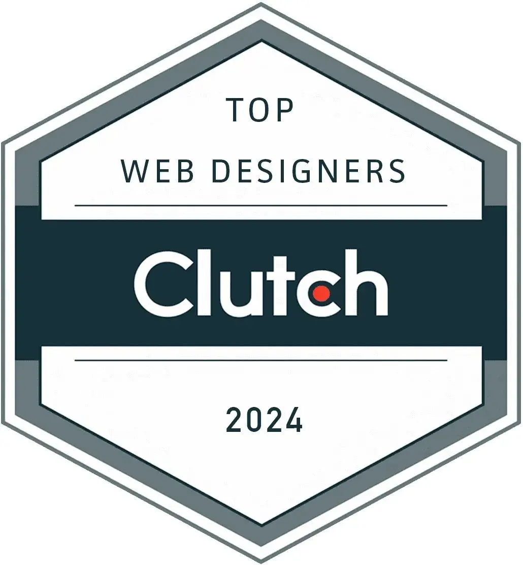 Voted Top Web Designer USA on Clutch.co per