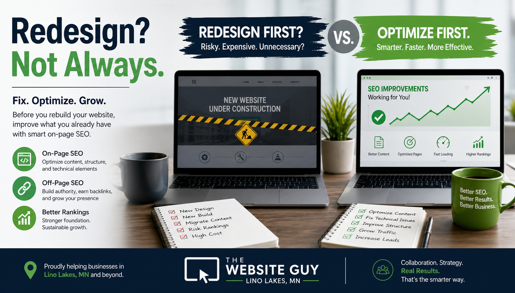 Why SEOs Push for Website Redesigns (and Why They Should Work With Your Web Designer First)