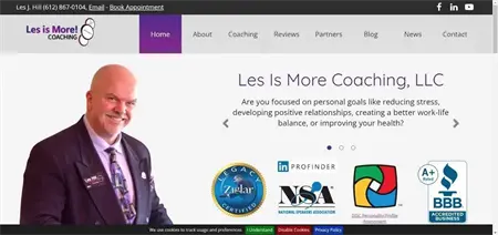 http://www.lesismorecoaching.com/